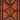 An orange/black Caucasion/Anatolian carpet